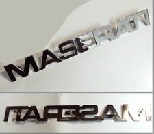 MASERATI BITURBO - Logo badge scripte emblème insigne 265mm.