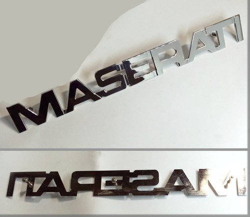 Maserati biturbo logo badge - -,