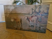 Peinture Ancienne Huile Sur