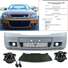 OPEL Astra G 97-05 OPC Pare-choc avant+anti-brouillard fumé + access+ Grille ABS