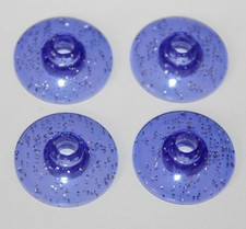 4 x Lego Glitter Trans Purple