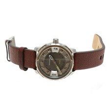 Diesel Men's 40mm Stronghold Brown Leather Watch F1206