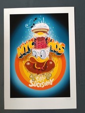 screen print NYCHOS 2012 signed
