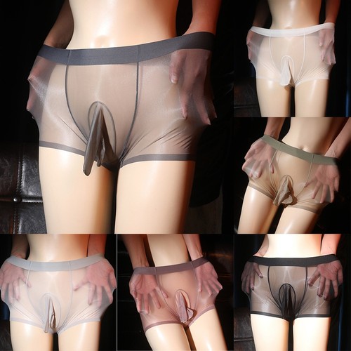 Boxer homme brillant slip