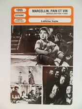 CARTE FICHE CINEMA 1955 MARCELLIN PAIN ET VIN Pablito Calvo Rafael Rivelles Anto