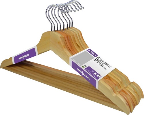 Lot cintres bois - lot, bois,