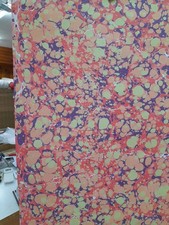 Papier marbré à la cuve de