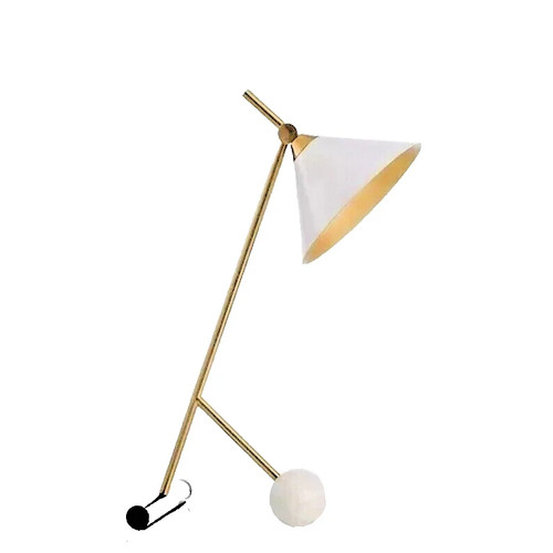 Lampe table laiton fait - lampe,