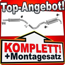 Pot d'échappement pour VW POLO (6N) 1.4 16V 1.6 GTI 1.9 D échappement