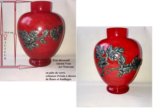 Vase pâte verre - de,