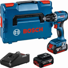 Perceuse-visseuse GSR 18V-45 - BOSCH - avec 2 batteries 18V 3.0Ah - chargeur -