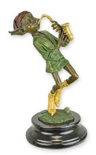 Sculpture en bronze lutin