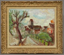 Paysage Village Église École