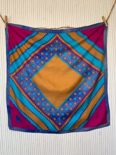 Foulard carré soie yves - carré,