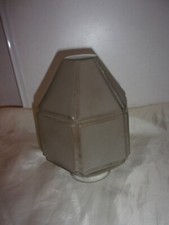 Abat jour en verre poli