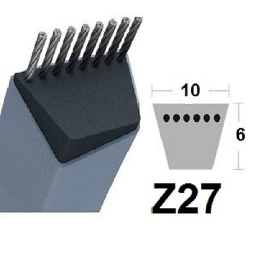 Courroie trapézoïdale z27 - trapézoïdale,