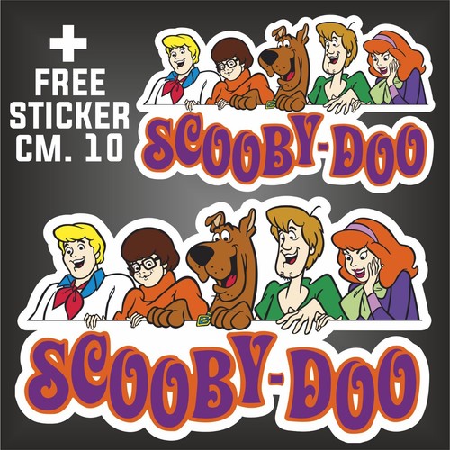Autocollant scooby doo decal - autocollant,