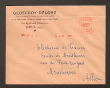 PARIS (VIII°) ELECTRICAL WIRES & CABLES ""GEOFFROY & DELORE"" in 1952