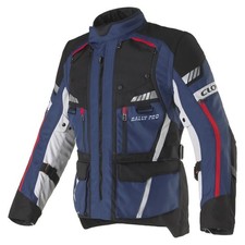 Veste Moto Pour Homme Adventure Clover Rally-PRO WP Noir/Bleu 17007-NAV/N