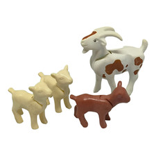 sympa famille chèvre ,  chevreau Playmobil ( animaux , ferme , zoo  ) 2020