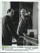 1995 Press Photo Actors Stanley Tucci, Daniel Benzali in "Murder One" ABC Series