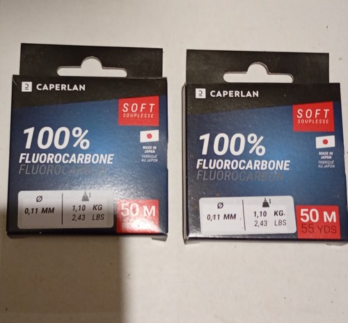 Boîtes neuves fluorocarbone - neuves,