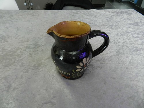 Rare ancien pichet pot anse - ancien,