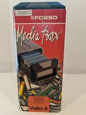 Posso Media Storage Box 8mm tape plastic case + sealed 8mm tapes Y3