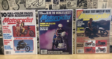 THREE Vintage 1978 Motorcyclist Magazines Laverda 1200 Lion XS 11 Motorcycles