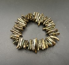 Peacock Baroque Biwi Pearl Stretch Bracelet