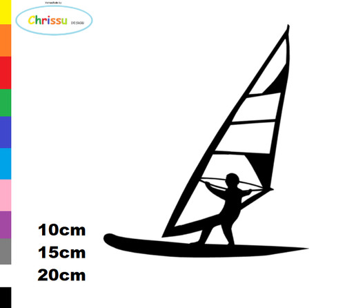 Surf wind surfer autocollant - surf,