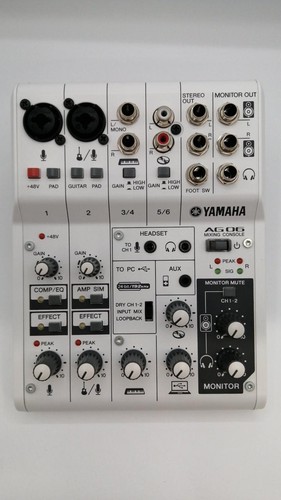 Yamaha ag06 audio mixer - yamaha,