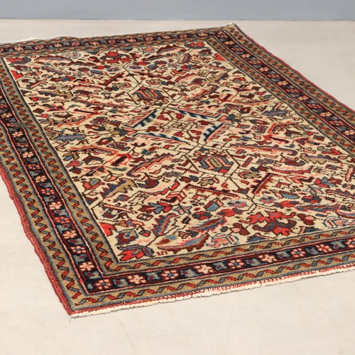 Tapis ancien asiatique laine - tapis,