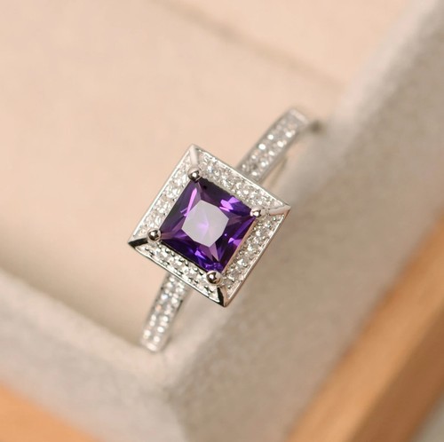 Bague améthyste - bague, en
