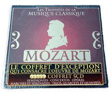 Mozart – Coffret 5 CD – Symphonies / Concertos – Neuf sous blister – Classique