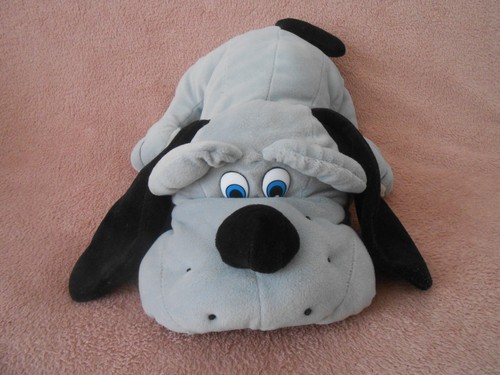 Doudou peluche chien - , allongé