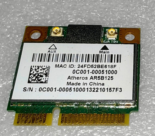 Carte wifi atheros ar5b125 - wifi,
