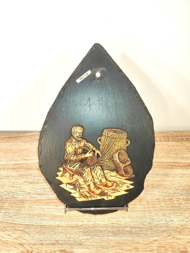 Ancienne ardoise décorative - ancienne,
