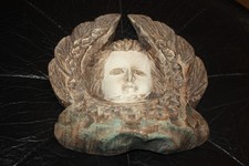 SCULPTURE  bois  " Tête d'