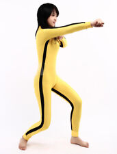 Chinese Kune Do Bruce Lee Kung Fu Jumpsuit Zentai Suit Costume Jeet Cosplay