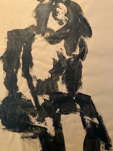 Painting peinture sur papier - painting,