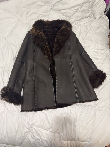 Manteau mouton retourné - manteau,