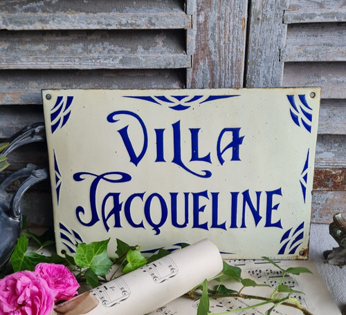 Ancienne plaque emaillee - ancienne,