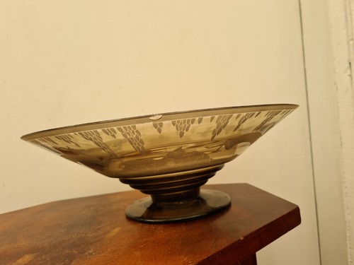 Coupe verre fumé depoli - en,