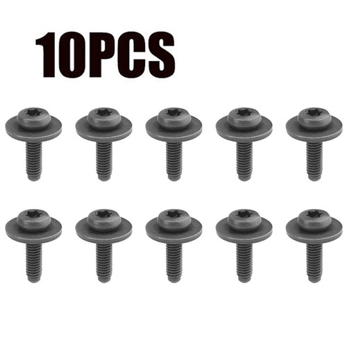 10x m6x20 metal headlight bolt - 10x,