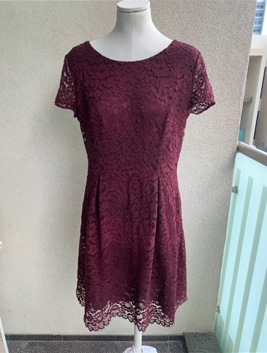 Robe rouge brique - rouge, bordeaux