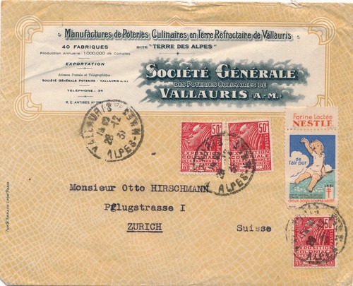 Lettre illustrée poteries - lettre,