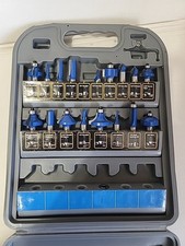 Ryobi 17 Pc. 1/2” Shank Pro Carbide Router Bit Set (Hard 2 Find!) Missing 1 Bit*