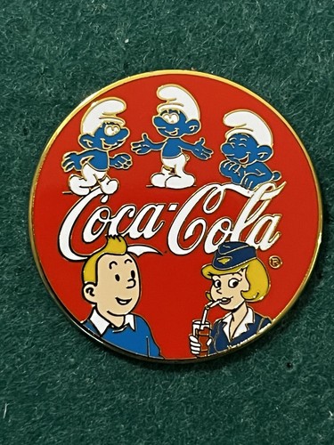 Pin tintin schtroumpfs - bd,