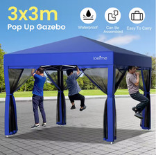 3x3M Pop Up Gazebo Screen